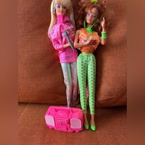 Barbie & the Rockers 💓 second edition 80s red hair Diva and gorgeous Barbie
